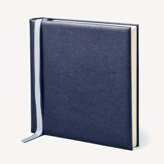 12inch Leather Photo Album Navy Pebble Women Aspinal Of London Albums