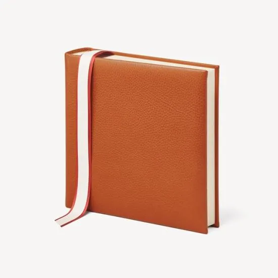 8inch Leather Photo Album Marmalade Pebble Women Aspinal Of London Albums