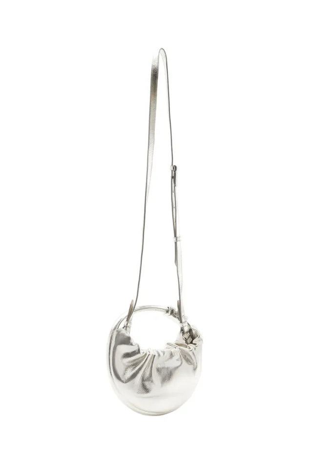 Accessories Le Domino Sonia Rykiel Domino Bag In Metallic Leather