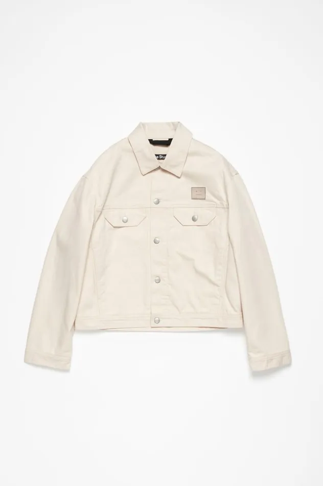 Acne Studios Canvas Jacket Oatmeal Melange Women Outerwear