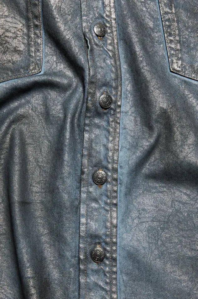 Acne Studios Denim Shirt 8211 Relaxed Fit Silverblue Men Shirts