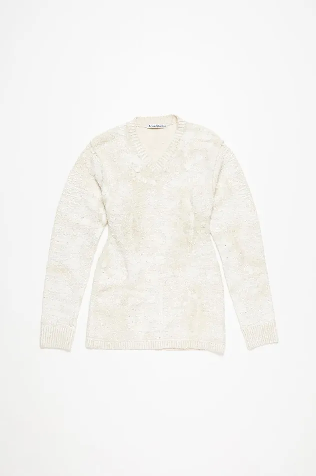 Acne Studios Knit Dress Off White Women Dresses