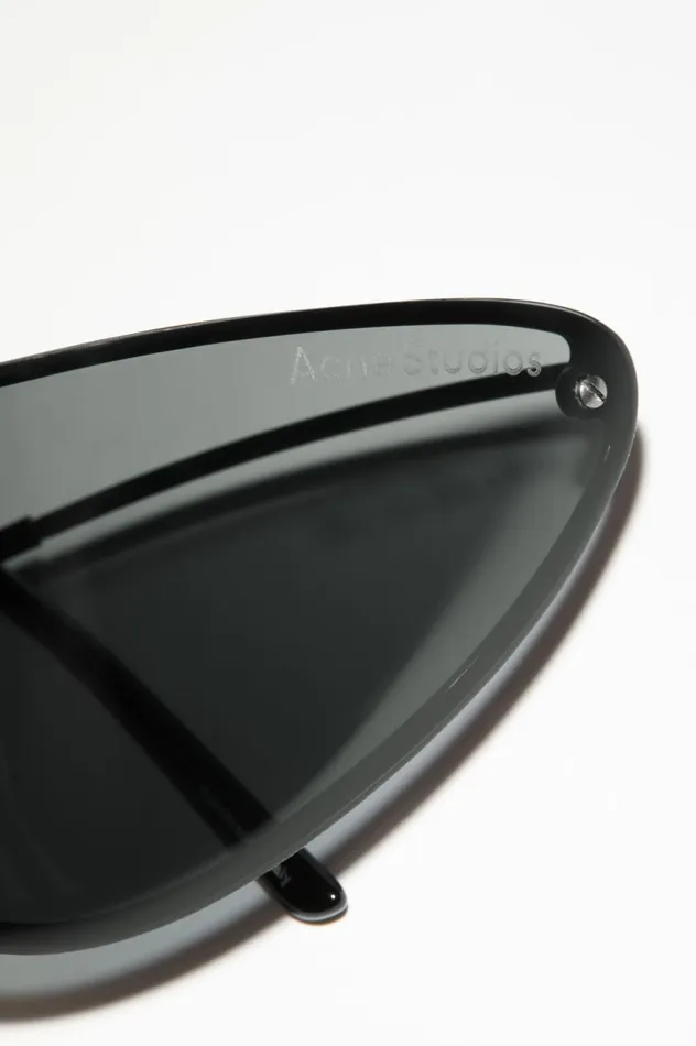 Acne Studios Metal Frame Sunglasses Blackblack Women Eyewear