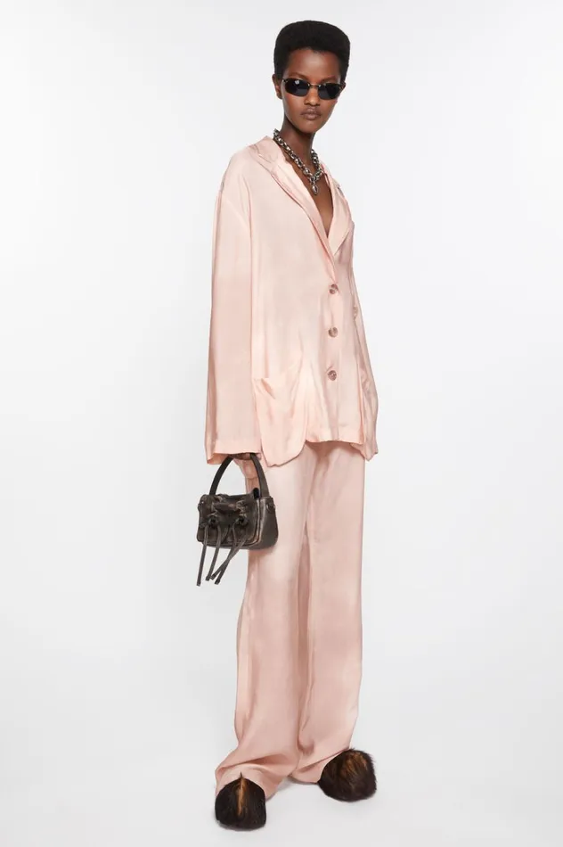 Acne Studios Multipocket Micro Bag Dark Brownbeige Women Bags