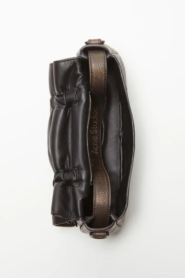 Acne Studios Multipocket Micro Bag Dark Brownbeige Women Bags