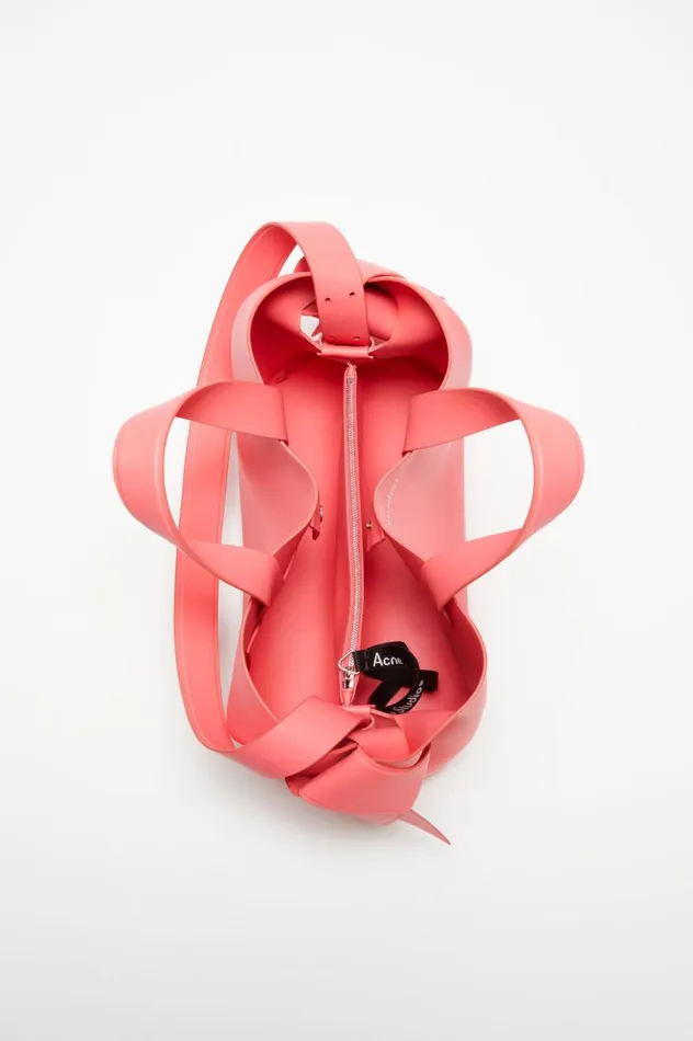 Acne Studios Musubi Midi Tote Electric Pink Women Bags