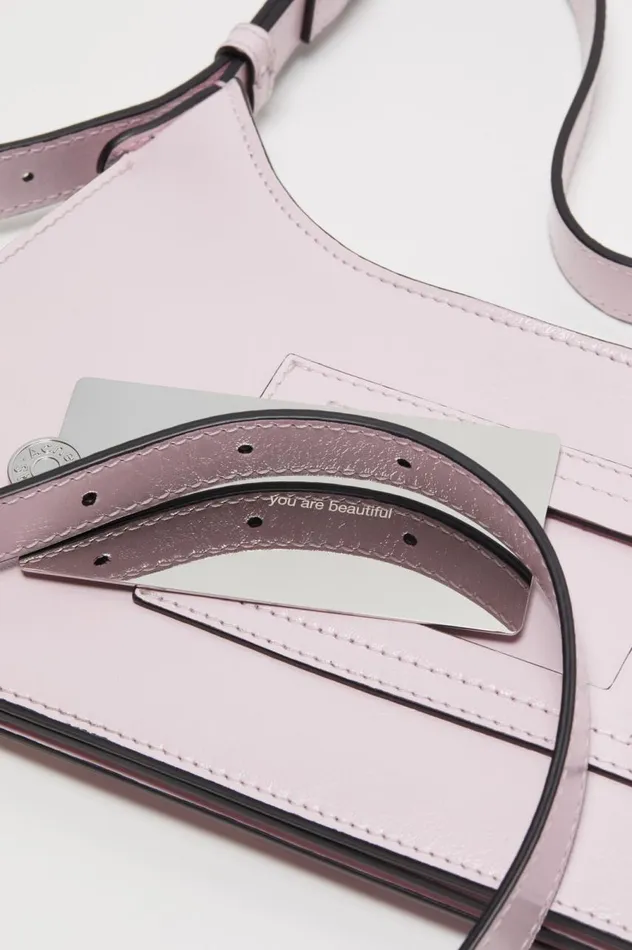 Acne Studios Platt Mini Shoulder Bag Baby Pink Women Bags