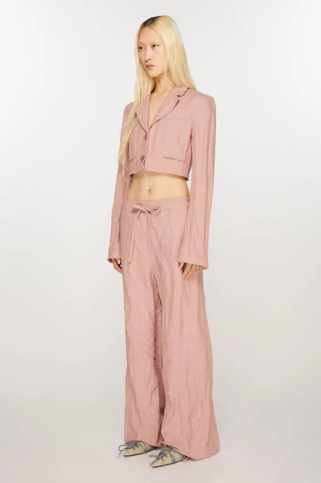Acne Studios Regular Fit Suit Jacket Old Pink Women Suit Jackets
