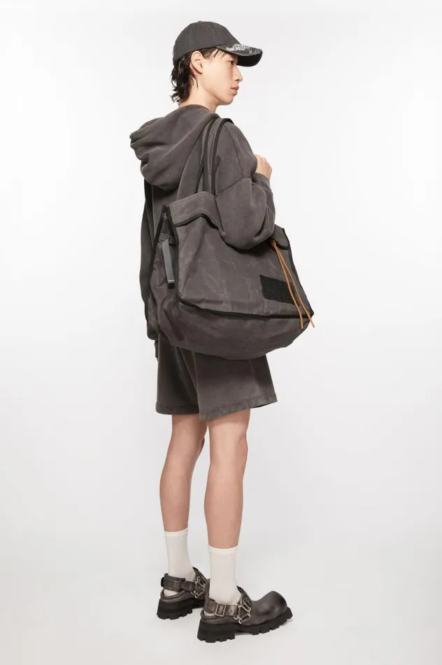 Acne Studios Tote Bag Greyblack Men Bags