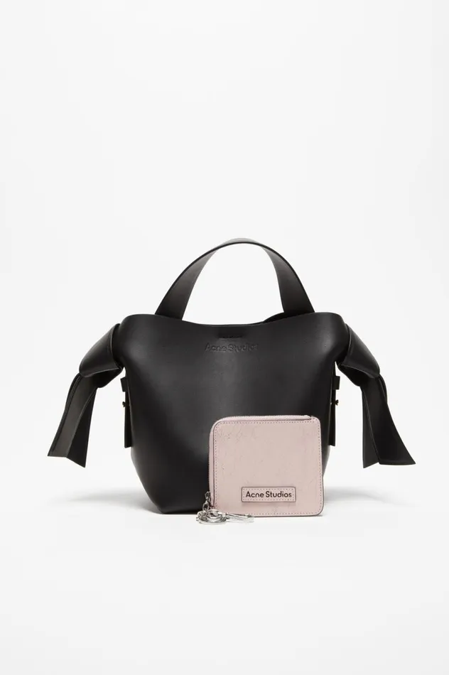 Acne Studios Zip Leather Wallet Pastel Pink Men Small Leather Goods