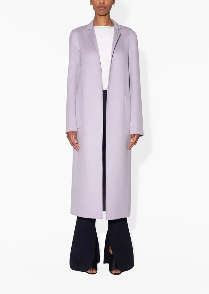 Adam Lippes Jackets and Coats Menwear Coat In Zibelline Cashmere Lilac 8211 Women Adam Lippes Jackets and Coats Menwear Coat In Zibelline Cashmere Lilac 8211 Women