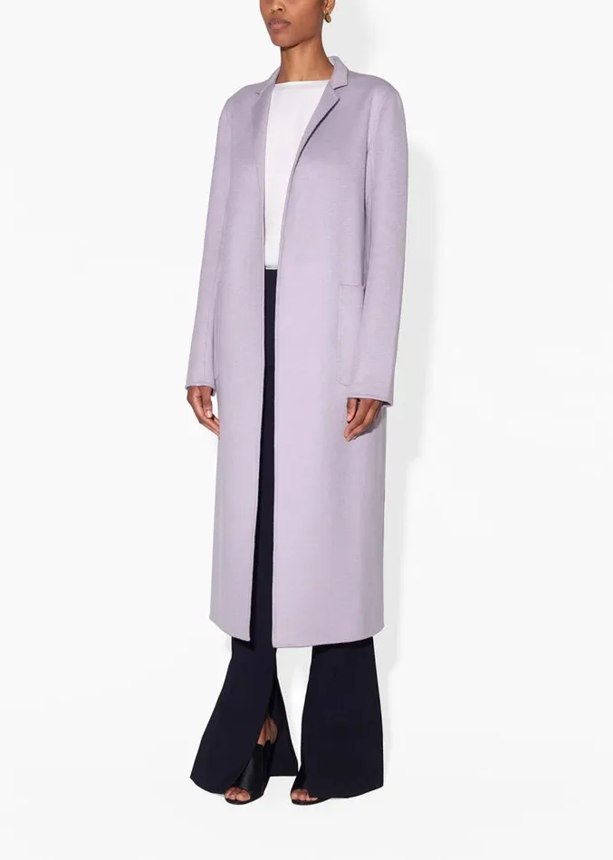 Adam Lippes Jackets and Coats Menwear Coat In Zibelline Cashmere Lilac 8211 Women
