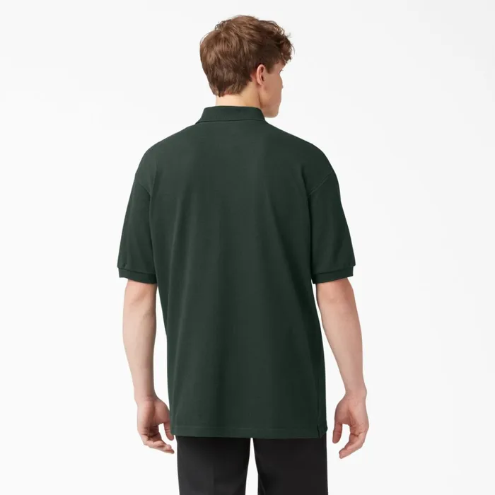 Adult Size Piqu Short Sleeve Polo Hunter Green Hunter Green gh Kids Dickies Shirts Adult Size Piqu Short Sleeve Polo Hunter Green Hunter Green gh Kids Dickies Shirts