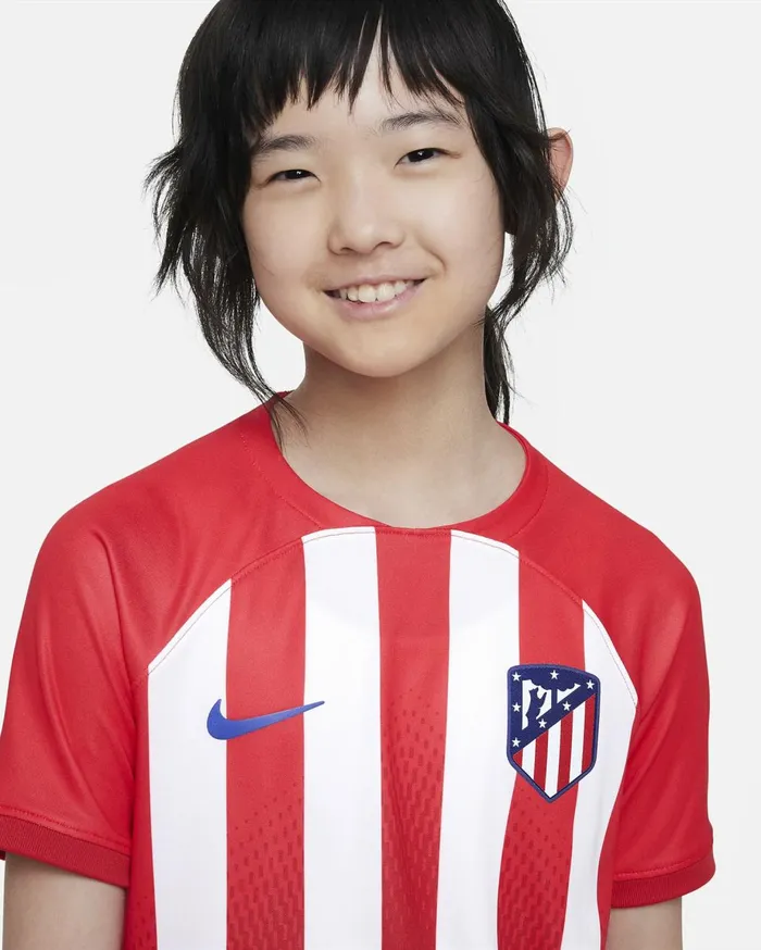 All Clothing Kids Nike Atltico Madrid 202324 Stadium Home Sport Redglobal Redwhiteold Royal