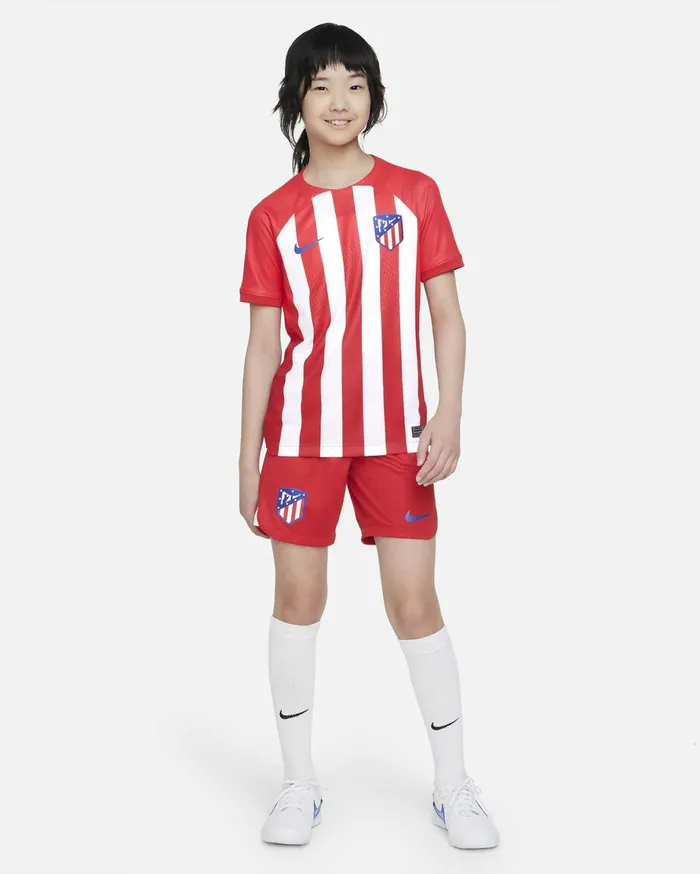 All Clothing Kids Nike Atltico Madrid 202324 Stadium Home Sport Redglobal Redwhiteold Royal