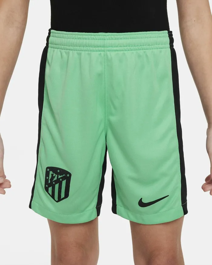 All Clothing Kids Nike Atltico Madrid 202324 Stadium Third Spring Greenblackblack