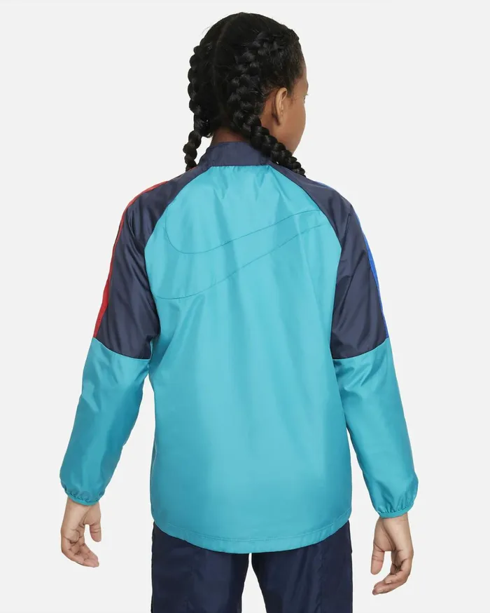 All Clothing Kids Nike FC Barcelona Repel Academy AWF Third Thunder Blueenergyroyal Blueenergy