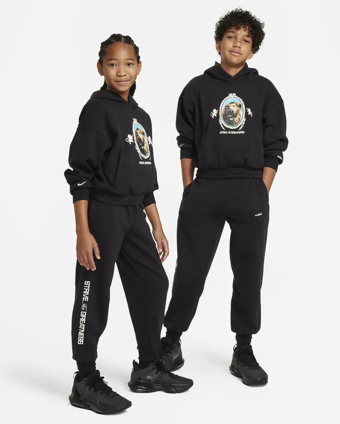 All Clothing Kids Nike LeBron Blackpale Ivory