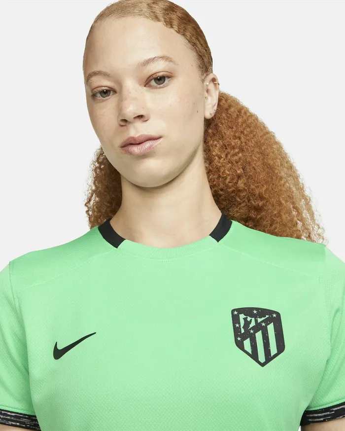 All Clothing Women Nike Atltico Madrid 202324 Stadium Third Spring Greenblackblack