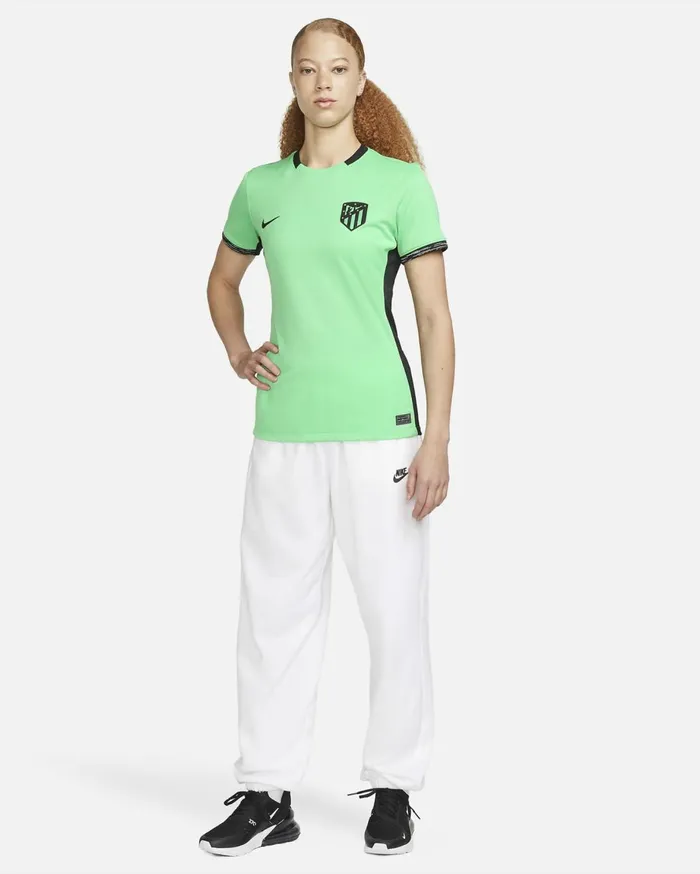 All Clothing Women Nike Atltico Madrid 202324 Stadium Third Spring Greenblackblack