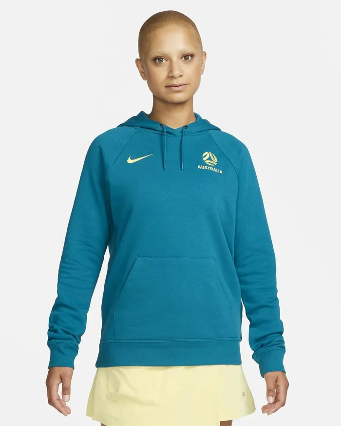 All Clothing Women Nike Australia Essential Green Abysslight Citron