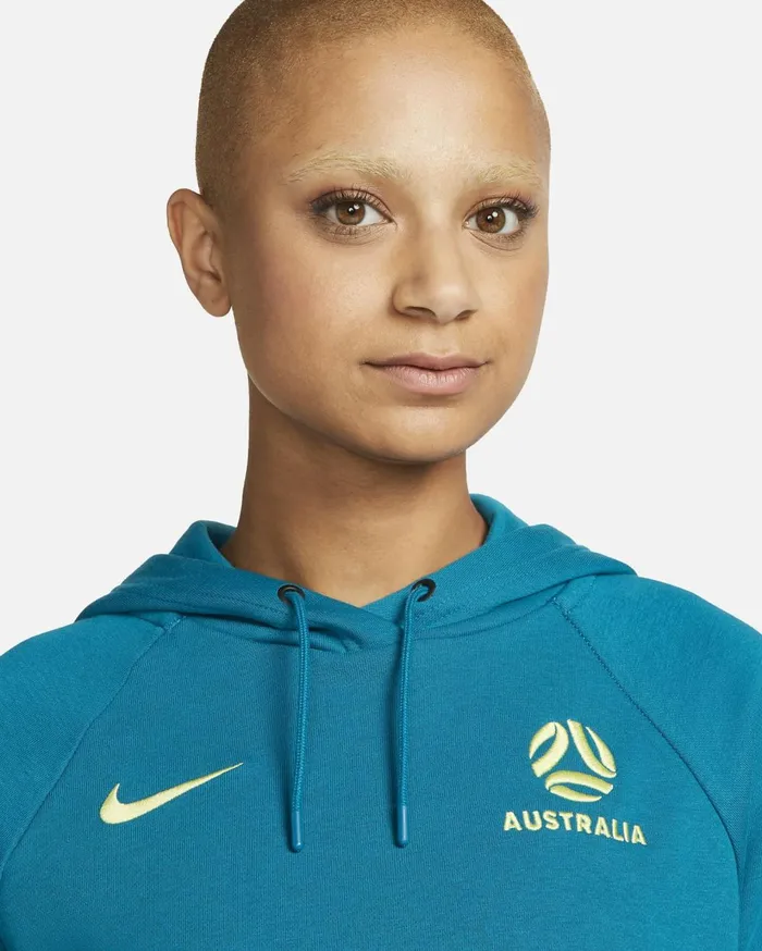 All Clothing Women Nike Australia Essential Green Abysslight Citron