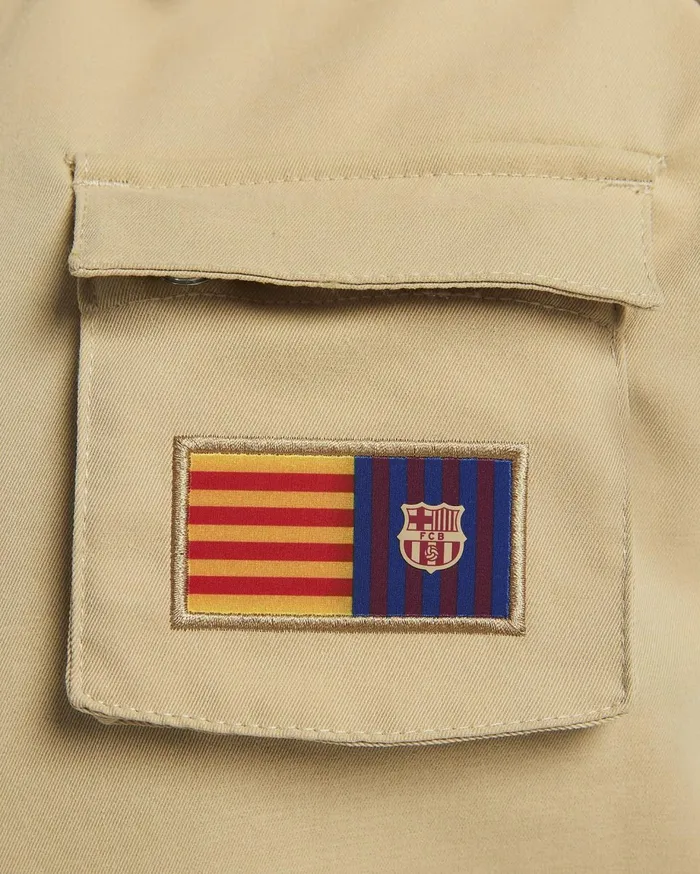 All Clothing Women Nike FC Barcelona Swoosh Desertkhaki