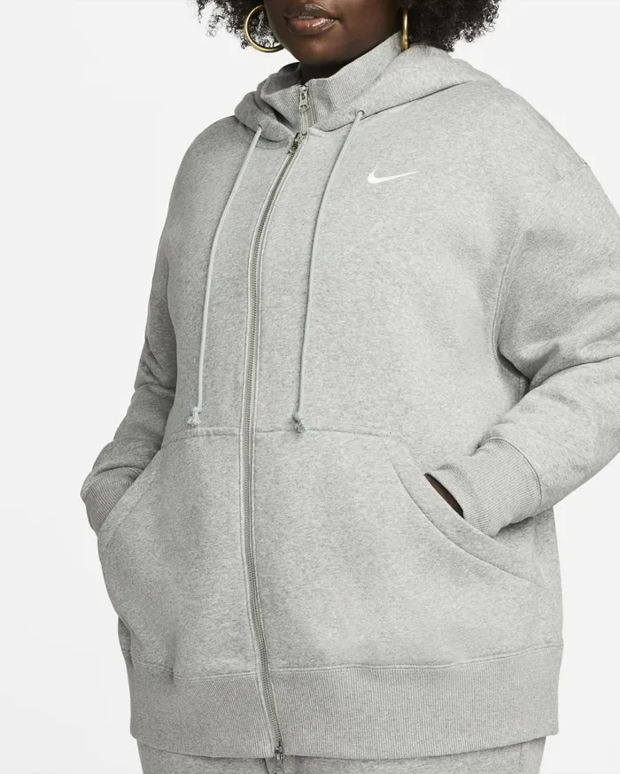 All Clothing Women Nike Sportswear Phoenix Fleece Dark Grey Heathersail