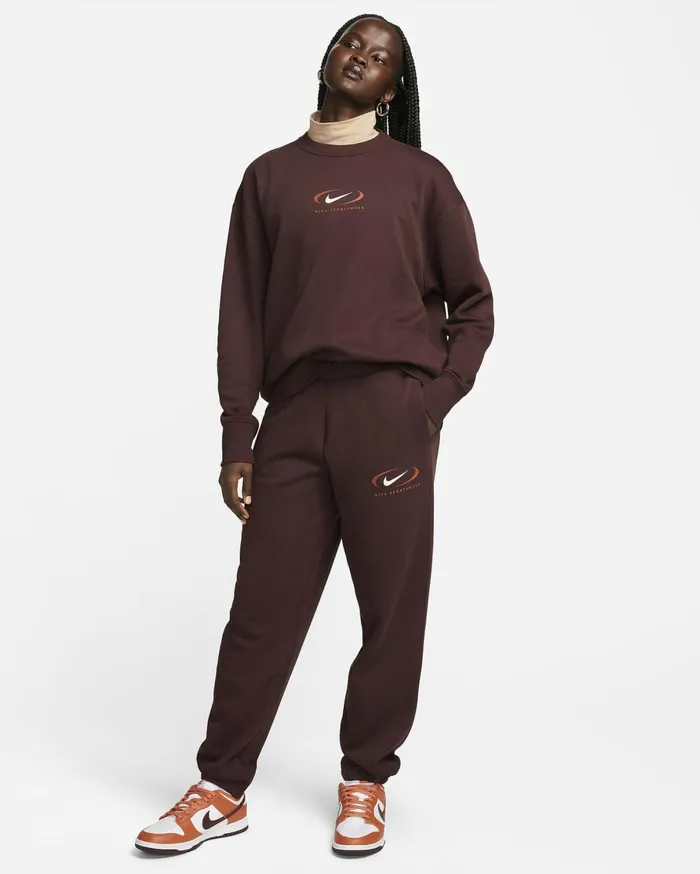 All Clothing Women Nike Sportswear Phoenix Fleece Earth