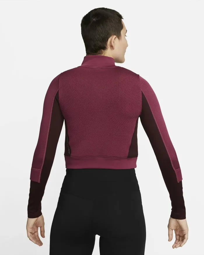 All Clothing Women Nike ThermaFIT ADV City Ready Rosewoodburgundy Crushrosewood