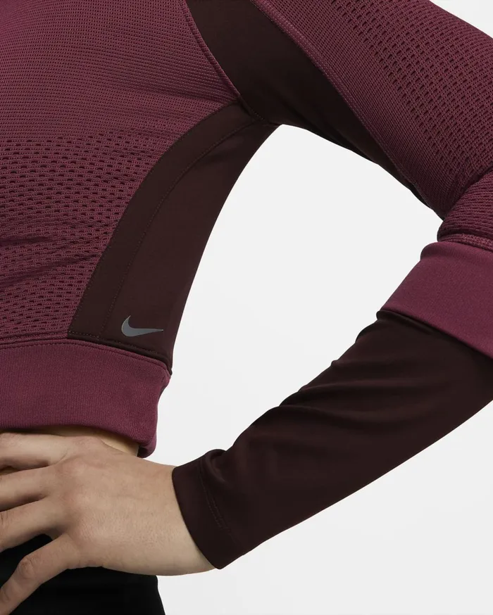 All Clothing Women Nike ThermaFIT ADV City Ready Rosewoodburgundy Crushrosewood