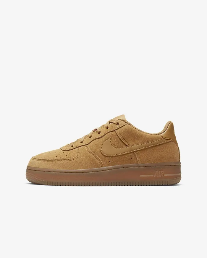 All Shoes Kids Nike Air Force 1 LV8 3 Wheatgum Light Brownwheat