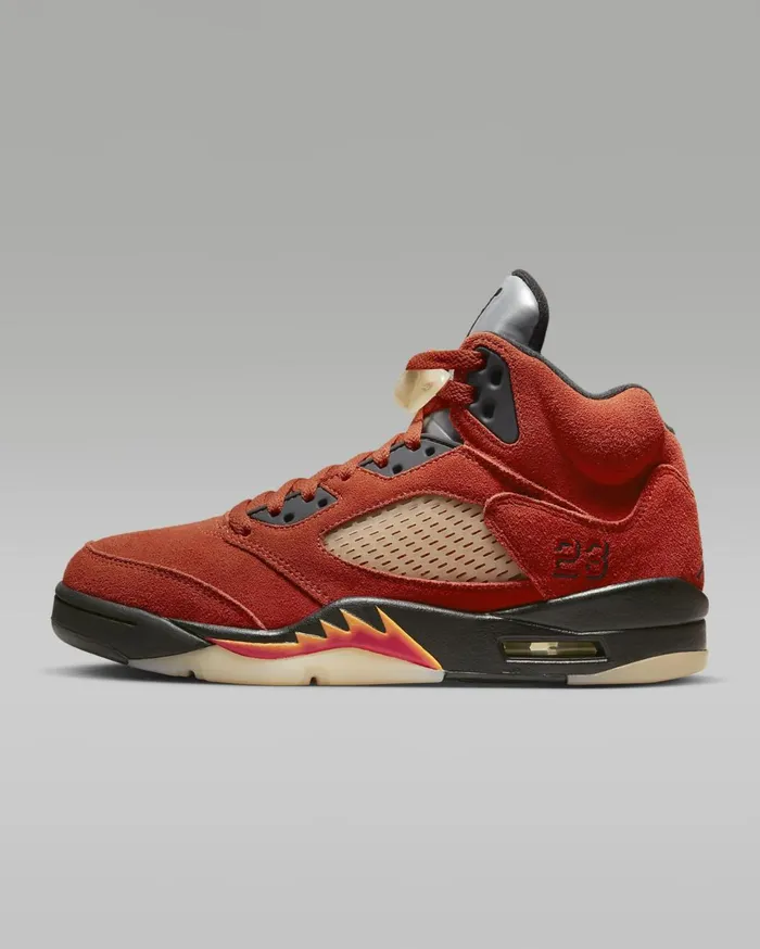 All Shoes Women Nike Air Jordan 5 Retro Martian Sunrisefire Redmuslinblack