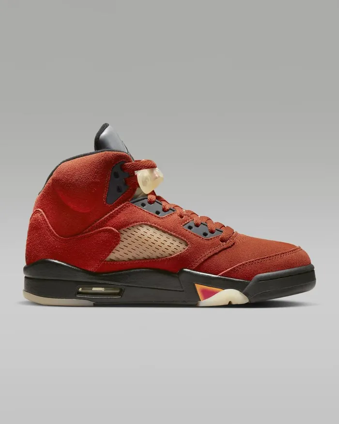 All Shoes Women Nike Air Jordan 5 Retro Martian Sunrisefire Redmuslinblack
