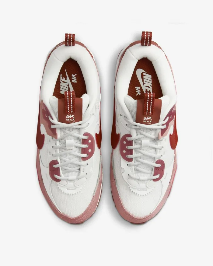 All Shoes Women Nike Air Max 90 Futura Red Stardustsummit Whitecampfire Orangerugged Orange