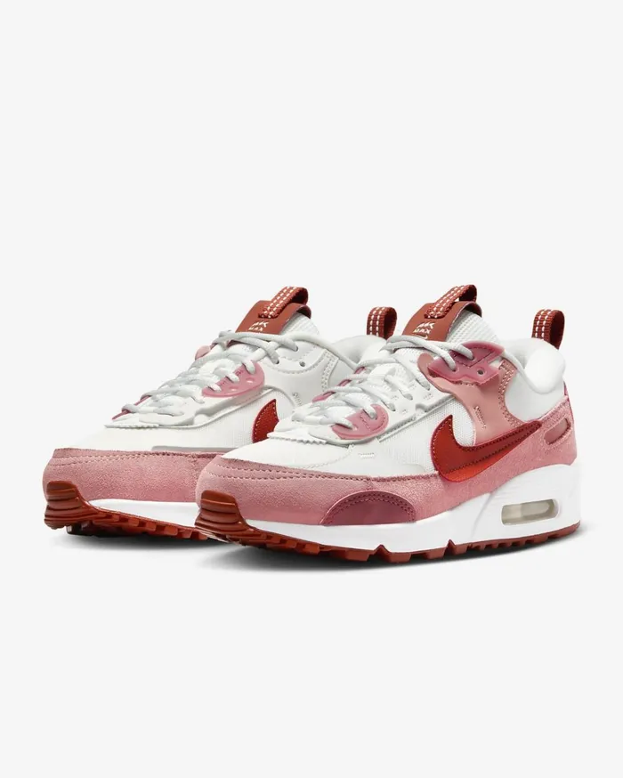 All Shoes Women Nike Air Max 90 Futura Red Stardustsummit Whitecampfire Orangerugged Orange