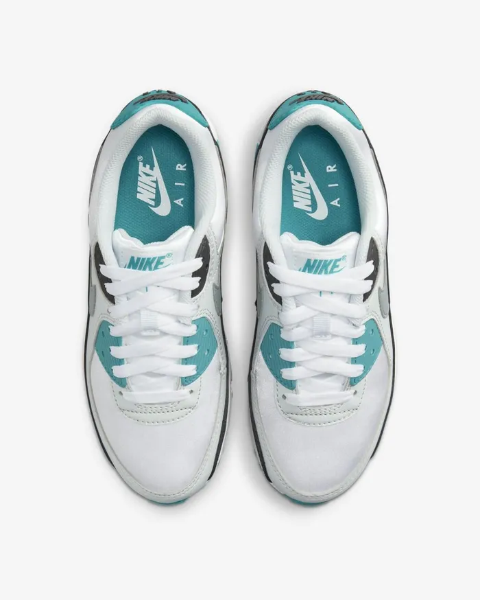 All Shoes Women Nike Air Max 90 Whiteteal Nebulablackcool Grey