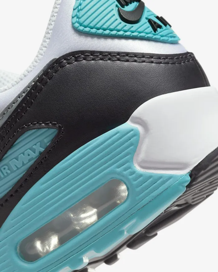 All Shoes Women Nike Air Max 90 Whiteteal Nebulablackcool Grey