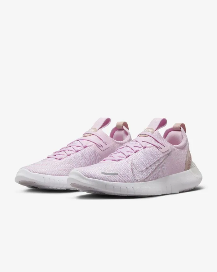 All Shoes Women Nike Free RN NN Pink Foampink Oxfordplatinum Tintwhite