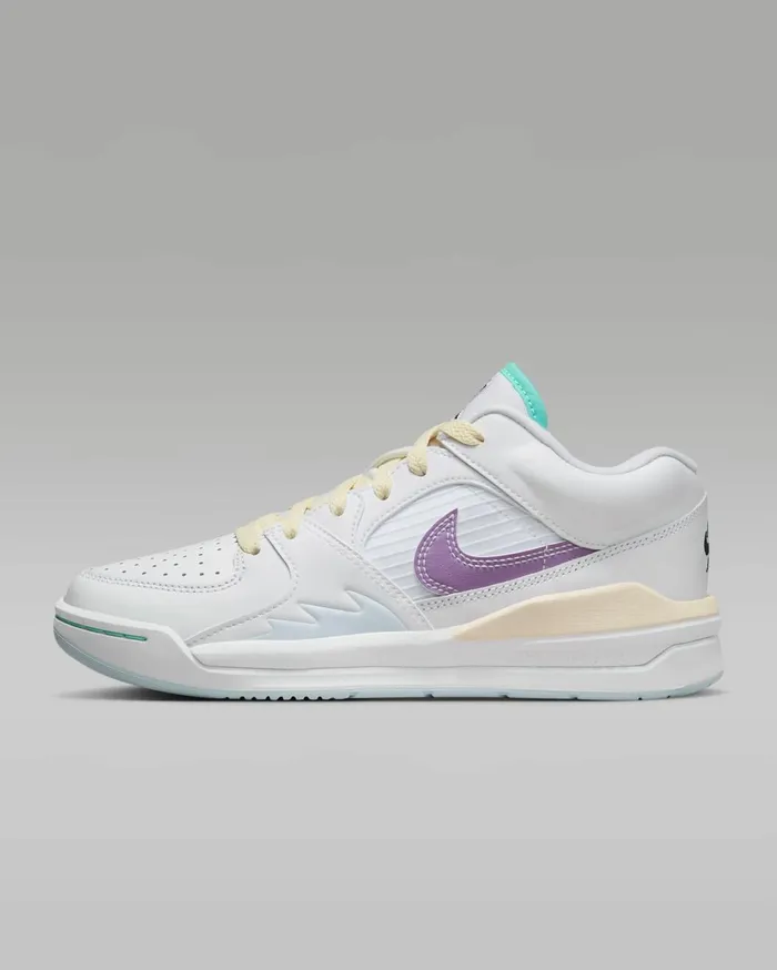 All Shoes Women Nike Jordan Stadium 90 Whitewhiteblue Tintrush Fuchsia
