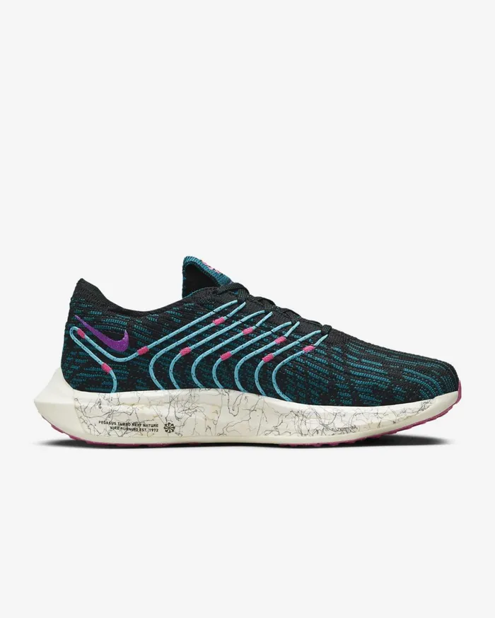All Shoes Women Nike Pegasus Turbo Next Nature SE Blackgreen Abysshyper Pinkfuchsia Dream