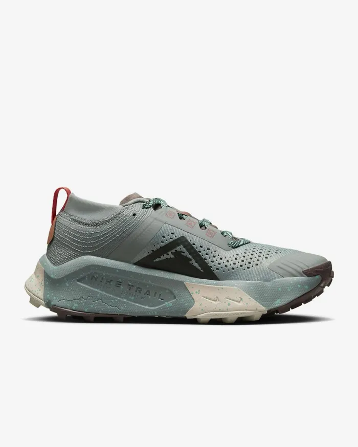 All Shoes Women Nike Zegama Mica Greenplum Eclipseamber Brownsequoia