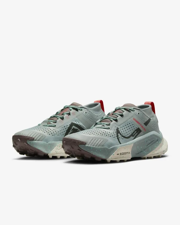 All Shoes Women Nike Zegama Mica Greenplum Eclipseamber Brownsequoia