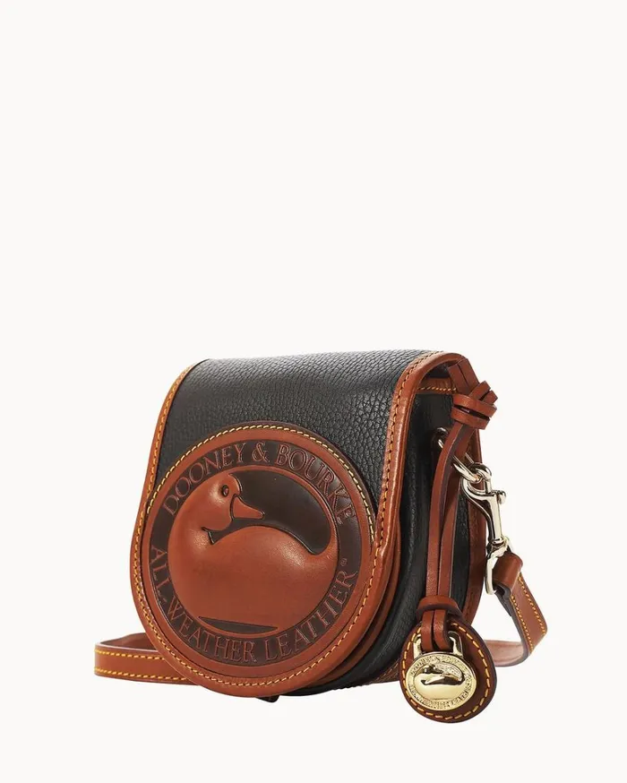 All Weather Leather 2 Duck Bag Black Women Dooney and Bourke Crossbodies All Weather Leather 2 Duck Bag Black Women Dooney and Bourke Crossbodies