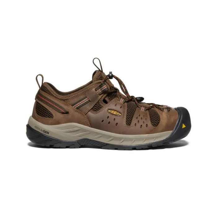 Atlanta Cool II Steel Toe ShitakeRust Men KEEN Work Boots and Shoes