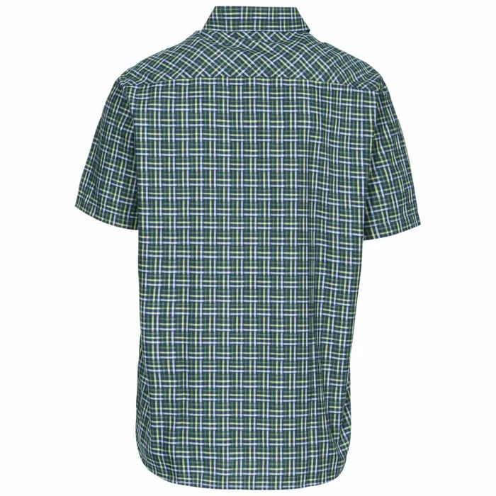 Baffin Short Sleeve Checked Shirt Olive Check Men Trespass Shirts