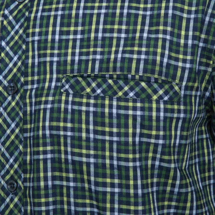 Baffin Short Sleeve Checked Shirt Olive Check Men Trespass Shirts