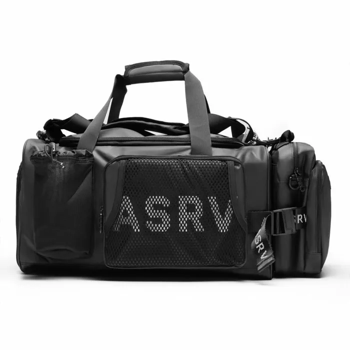 Bags Men ASRV Waterproof 2in1 Travel Duffle Black