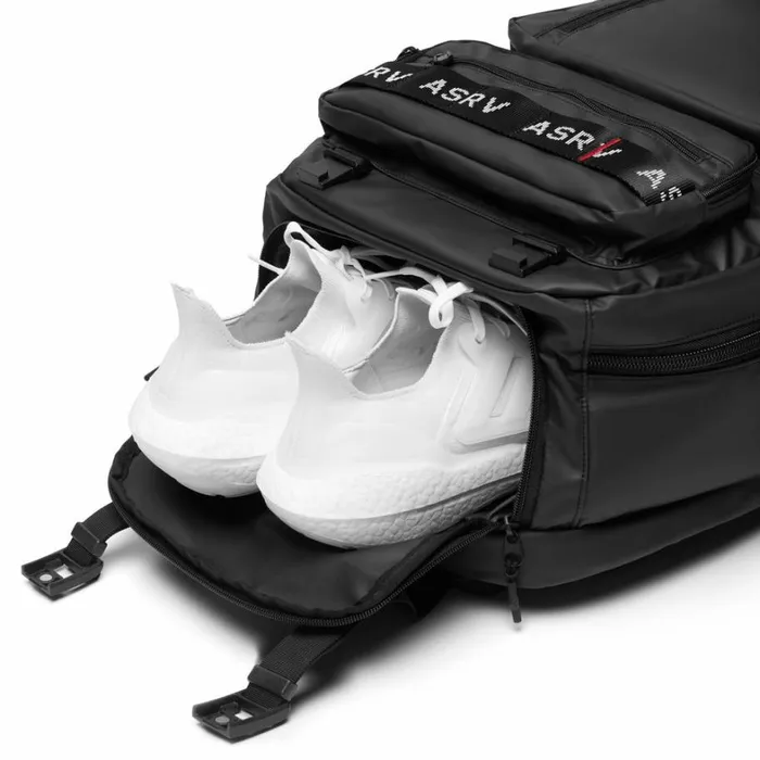 Bags Men ASRV Waterproof Large Travel Backpack Black
