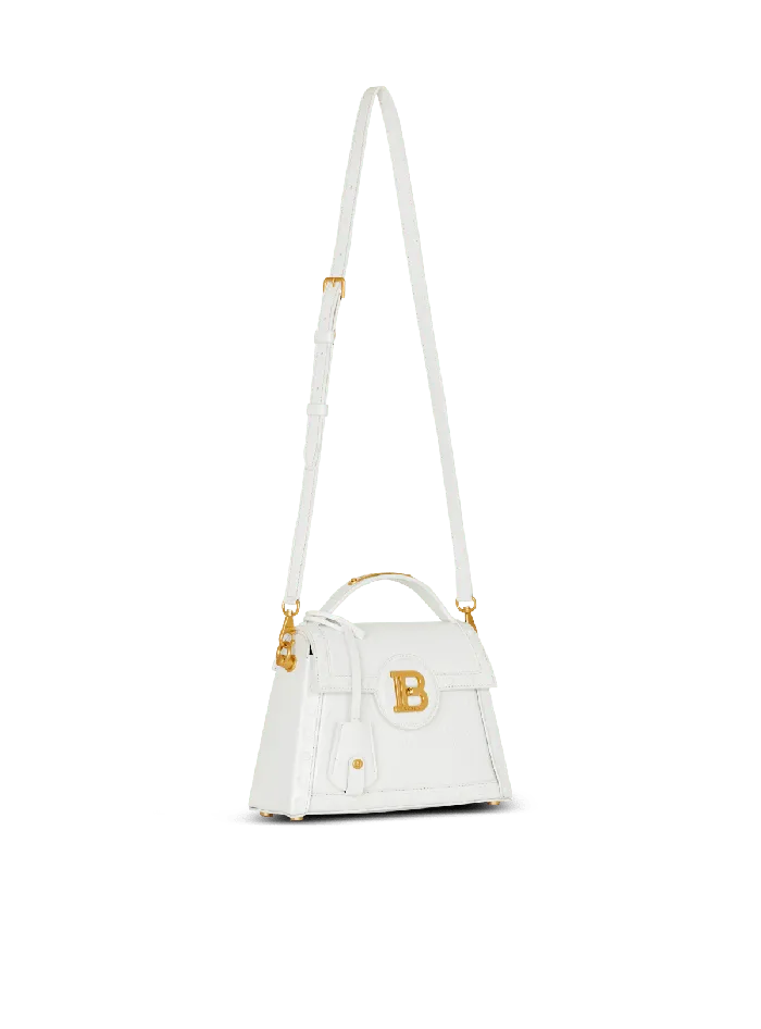 Balmain Handbags Women BBuzz Dynasty Bag In Diamondembossed Calfskin White